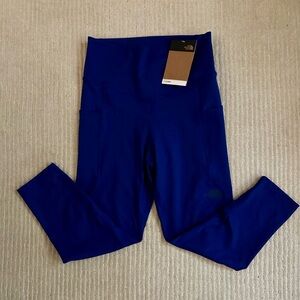 NWT The North Face Cropped Blue Leggings